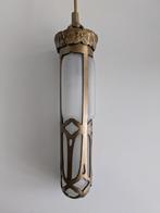 Jugendstil hanglamp brons, Antiek en Kunst, Antiek | Koper en Brons, Ophalen, Brons