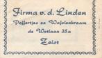 vd Linden de Westlaan Zeist - poffertjes en wafelenkraam, Verzamelen, Ophalen of Verzenden