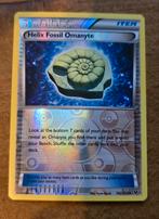 Helix Fossil Omanyte 102 Reverse Holo, Hobby en Vrije tijd, Verzamelkaartspellen | Pokémon, Ophalen of Verzenden, Nieuw, Losse kaart