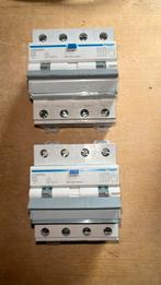 Hager aardlekautomaat 4 polig B16 / C16, Doe-het-zelf en Verbouw, Ophalen of Verzenden, Zo goed als nieuw, Overige typen