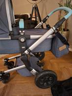 Zeer complete Joolz Day Kinderwagen - Denim Blauw, Kinderen en Baby's, Kinderwagens en Combinaties, Gebruikt, Verstelbare duwstang