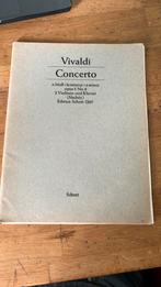 Vivaldi concerto a minor 2 Violinen und Klavier, Ophalen of Verzenden, Gebruikt, Artiest of Componist, Klassiek