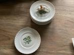 10  oude porseleinen gebaksbordjes VERKOCHT, Antiek en Kunst, Antiek | Servies los, Ophalen of Verzenden