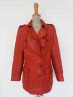 Mooie rode vintage leren jas, Maat 38/40 (M), Ophalen of Verzenden, Zo goed als nieuw, Vintage