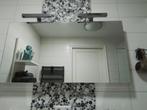 Badkamerspiegel met 2x LED-verlichting, Ophalen, Gebruikt, 100 tot 125 cm, Minder dan 100 cm