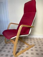 Houten relax-fauteuil , in prima staat., Huis en Inrichting, Fauteuils, Ophalen, Hout, Gebruikt, Minder dan 75 cm