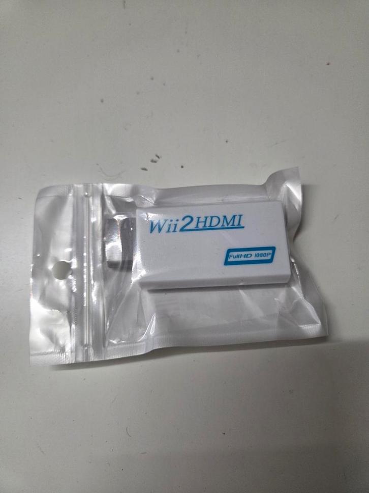 Nieuwe Wii2HDMI Adapter - Full HD 1080P, Spelcomputers en Games, Spelcomputers | Overige Accessoires, Nieuw, Ophalen of Verzenden