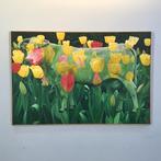 Koe met tulpen, Ophalen