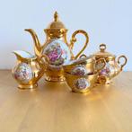 Vintage Mokka thee koffie set goud versaille 22 kt germany, Antiek en Kunst, Ophalen of Verzenden