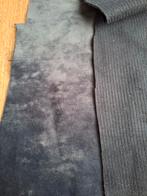 Blauwe reststof: rib en zacht, ca. 100x30cm, Hobby en Vrije tijd, Stoffen en Lappen, Gebruikt, Blauw, Ophalen of Verzenden, Ribstof