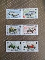 Postzegels Isle of Man Jaguar Alfa Romeo Rolls Royce Bentley, Verzamelen, Overige Verzamelen, Ophalen of Verzenden, Zo goed als nieuw