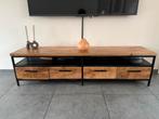Tv meubel mango hout - 180cm, Huis en Inrichting, Ophalen, 150 tot 200 cm, Zo goed als nieuw, Minder dan 100 cm
