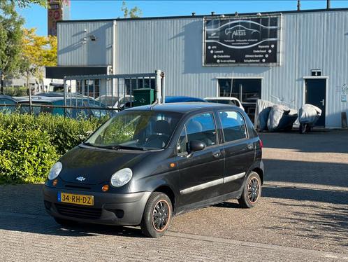 Chevrolet Matiz 0.8 2005 Zwart,NAP,APK, Auto's, Chevrolet, Bedrijf, Matiz, Benzine, C, Hatchback, Handgeschakeld, Origineel Nederlands