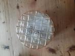 Vintage plafonnière, Ophalen of Verzenden, Zo goed als nieuw, Glas