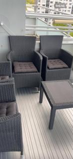 Tuinstoelen (3 stuks) - Ook los te koop!, Tuin en Terras, Tuinsets en Loungesets, Ophalen, Kunststof, Gebruikt, 6 zitplaatsen