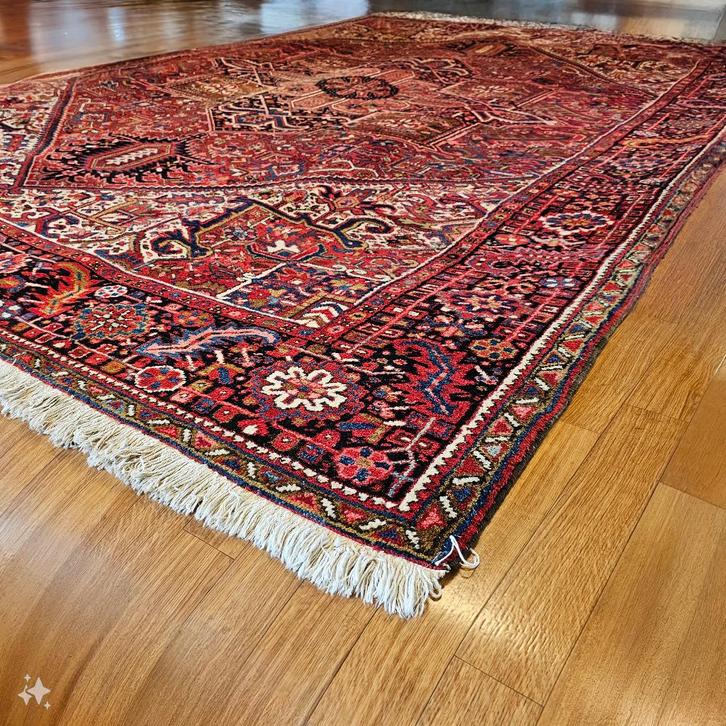 Trendy origineel Perzisch tapijt –394 x 289 cm –Heriz, Huis en Inrichting, Stoffering | Tapijten en Kleden, Nieuw, 200 cm of meer