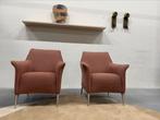 2 nieuw Leolux Mayuro Fauteuils Loft stof Design stoel, Huis en Inrichting, Leolux, Nieuw, 75 tot 100 cm, Ophalen of Verzenden