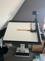 Goed werkende tekentafel lings handig, Ophalen, Zo goed als nieuw, Minder dan 130 cm