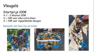 Fursuit wings vleugels commissions beschikbaar voor biedingen