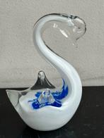 Glaskunst Murano ? Zwaan glas beeldje 11cm, Verzamelen, Ophalen of Verzenden, Zo goed als nieuw, Dier