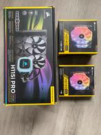 Corsair h115i PRO RGB CPU waterkoeler met RGB fans, Waterkoeling, Zo goed als nieuw, Ophalen