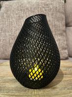 Meshed Spiral Vase, Kunststof, Verzenden, Zwart, Nieuw
