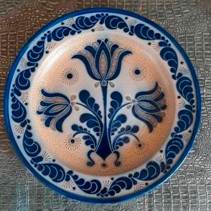 Vintage Handbeschilderd Bord, Antiek en Kunst, Antiek | Wandborden en Tegels, Ophalen of Verzenden