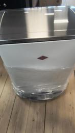 Wesco Big Double Boy prullenbak - met klein deukje - matwit, Met pedaal, 50 tot 75 cm, Verzenden, Nieuw