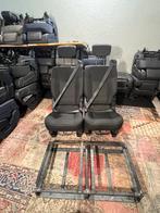 2 persoons bankje 3p gordels isofix zwart stof/suede camper, Auto-onderdelen, Interieur en Bekleding, Ophalen of Verzenden, Gebruikt