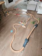 Zeer uitgebreide houten trein brio, Ophalen of Verzenden, Zo goed als nieuw