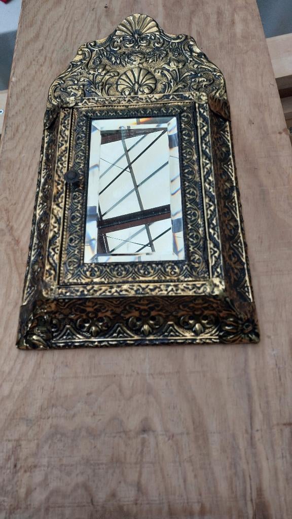 155339 antieke halspiegel WD008, Huis en Inrichting, Ophalen, Minder dan 50 cm, Zo goed als nieuw, Minder dan 100 cm