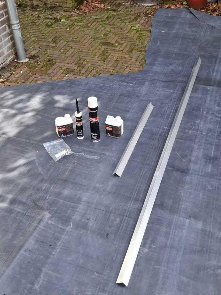 EPDM Dakbedekking pakket, Doe-het-zelf en Verbouw, Dakpannen en Dakbedekking, Nieuw, Dakleer, Overige materialen, Zwart, 5 tot 10 m²