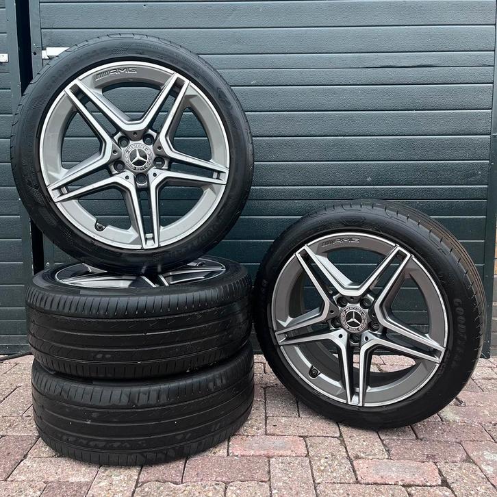 18 inch Mercedes A klasse AMG A B CLA W247 W177 Zomerbanden, Auto-onderdelen, Banden en Velgen, Banden en Velgen, Zomerbanden