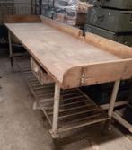 Tafel tafels oude bakkerstafel decoratie, Antiek en Kunst, Ophalen