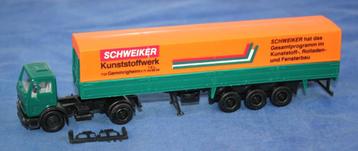 Herpa 1:87 Mercedes NK Truck met oplegger ‘Schweiker'. beschikbaar voor biedingen
