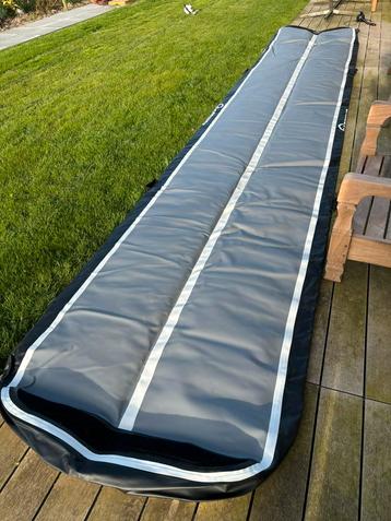 12 springs Airtrack 6x1 meter - Goede staat met opbergtas  beschikbaar voor biedingen