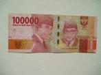 1274. Indonesia, 100.000 rupiah 2016 Soekarno-Hatta., Postzegels en Munten, Bankbiljetten | Azië, Los biljet, Zuidoost-Azië, Verzenden