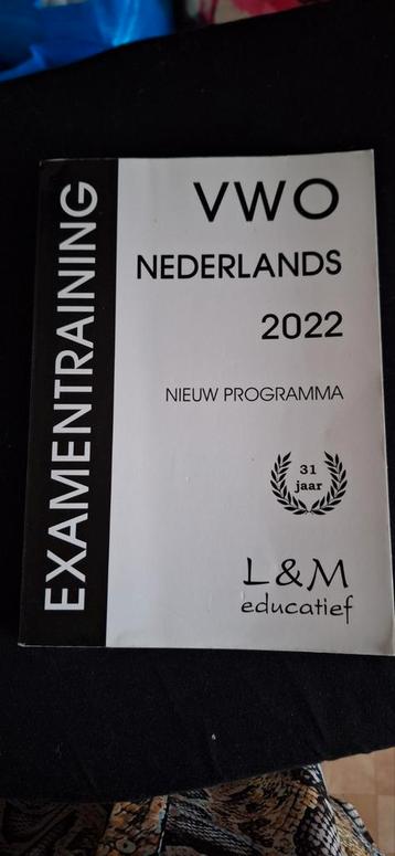 G.P. Broekema - Examentraining Vwo Nederlands 2022 beschikbaar voor biedingen