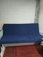 slaapbank 130x200 Zo goed als nieuwe, Huis en Inrichting, Slaapkamer | Slaapbanken, Ophalen, Blauw, Tweepersoons, Zo goed als nieuw