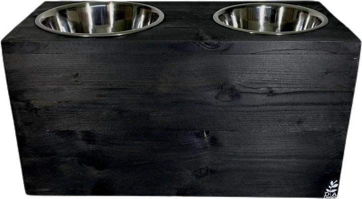 Voerbak steigerhout, maat XXXL, Dieren en Toebehoren, Hondenvoerbakken en Drinkbakken, Zo goed als nieuw, Ophalen