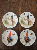 Rien Poortvliet David de kabouter kleine bordjes, Antiek en Kunst, Ophalen of Verzenden