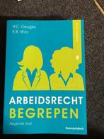 Arbeidsrecht begrepen boek, Boeken, Schoolboeken, Overige niveaus, Boom juridisch, Ophalen of Verzenden