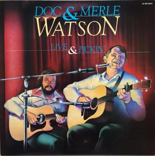 LP Doc and Merle Watson - Live and pickin', Cd's en Dvd's, Vinyl | Wereldmuziek, 12 inch, Verzenden