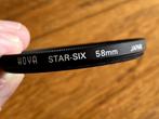 Hoya star-six 58 mm filter als nieuw, Overige merken, Overige typen, Ophalen of Verzenden, Zo goed als nieuw