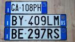 Italiaanse Kentekenplaten Nummerplaten Nummerborden Italië, Verzamelen, Overige Verzamelen, Ophalen of Verzenden, Gebruikt