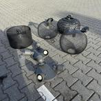 Restpartij plafondlampen 6 stuks, Ophalen, Gebruikt