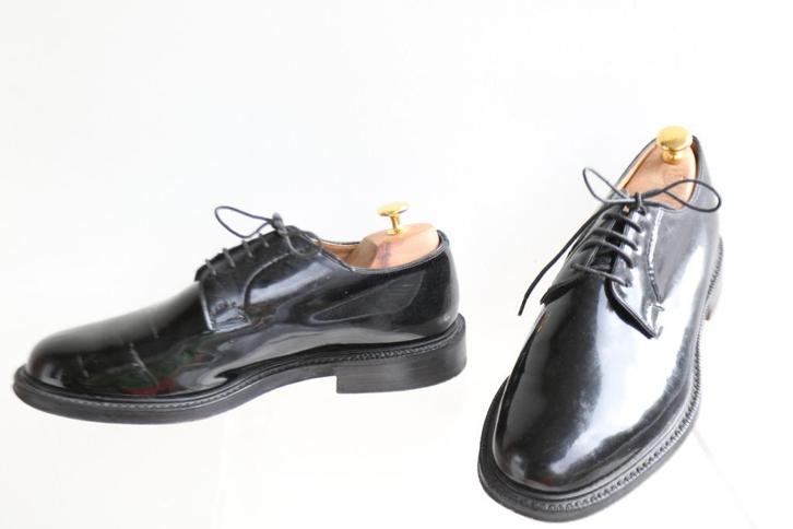 Superieure Church's Shannon lakschoen in 7.5 G = maat 41.5, Kleding | Heren, Schoenen, Zo goed als nieuw, Veterschoenen, Zwart