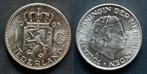 Gulden 1965 Juliana zilver FDC, Postzegels en Munten, Munten | Nederland, Verzenden, Koningin Juliana, 1 gulden, Zilver