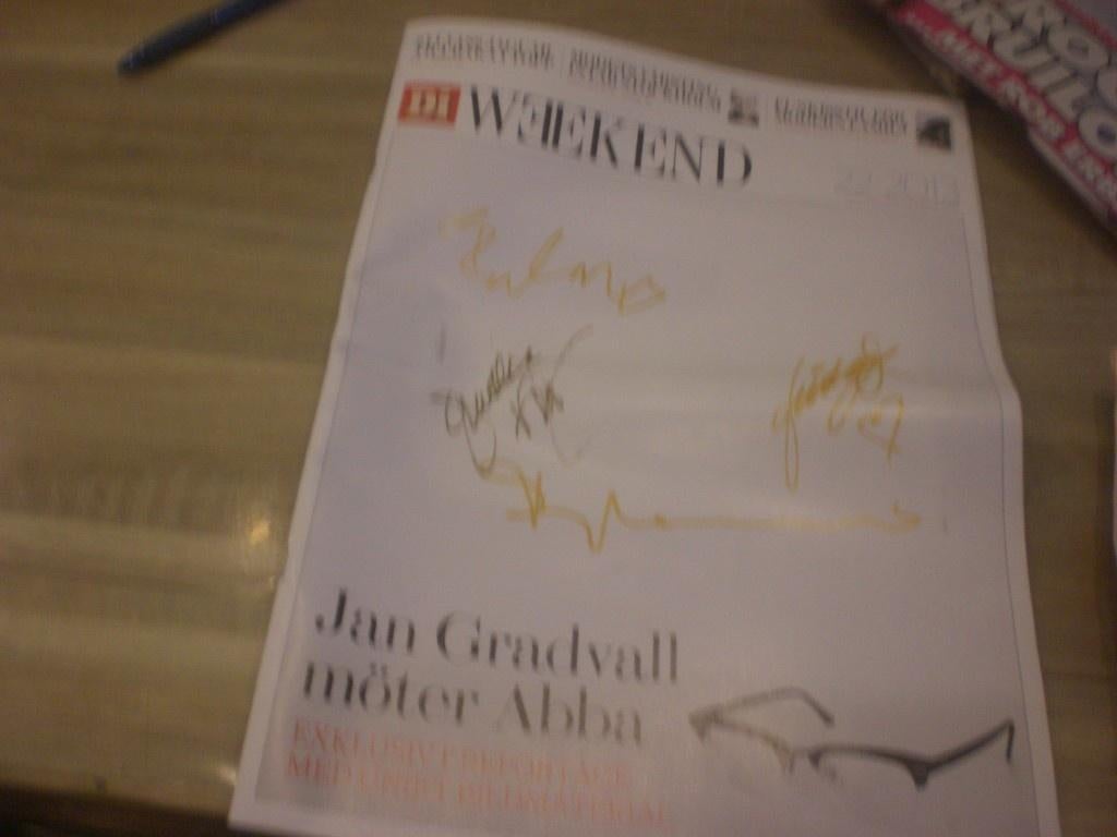 ABBA Special Zweden DI Weekend, Ophalen of Verzenden, Nieuw, Boek, Tijdschrift of Artikel