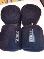 Anky fleece bandages zwart beschermers 4 stuks., Ophalen of Verzenden, Nieuw, Overige toepassingen